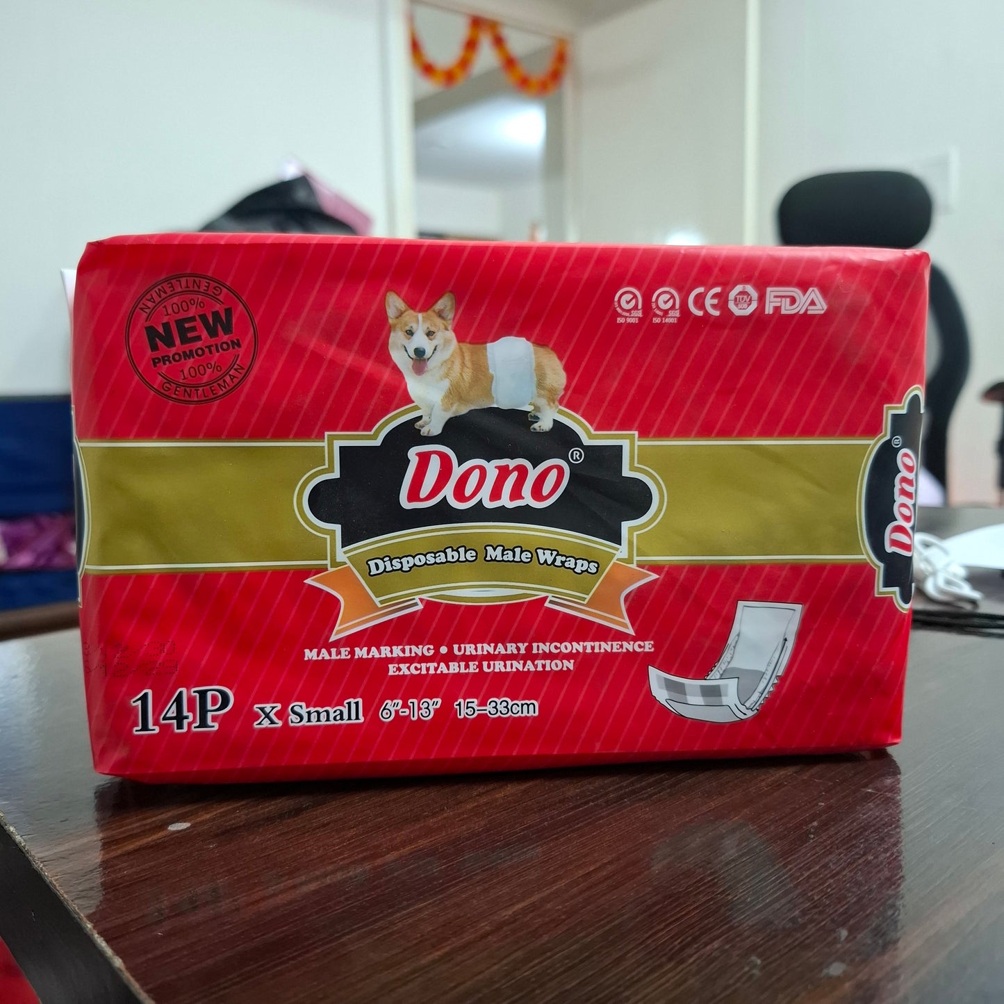 Dono Wipes Disposable Male Wraps