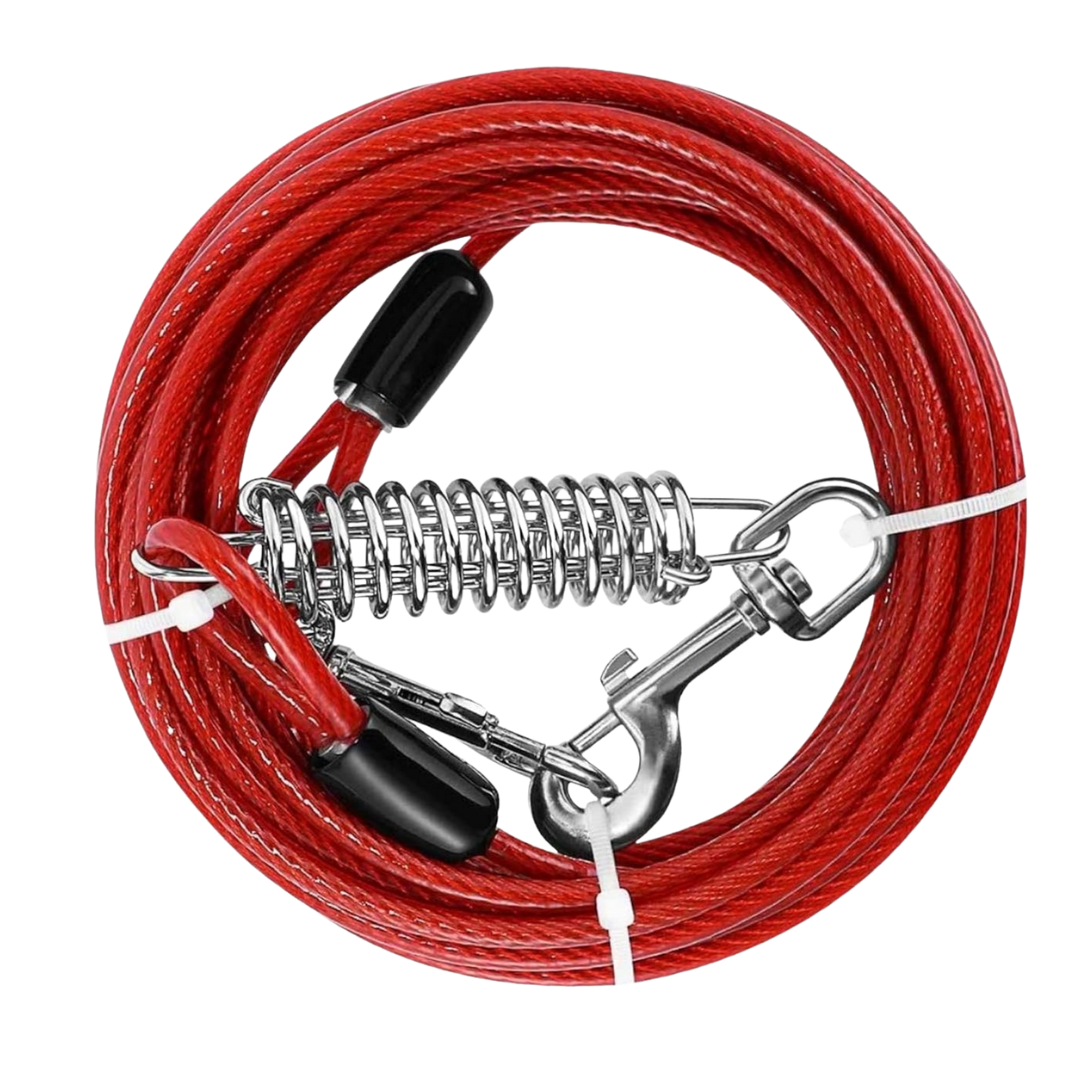 Furppies Extra Strong Tie-Out Cable Leash for Dogs
