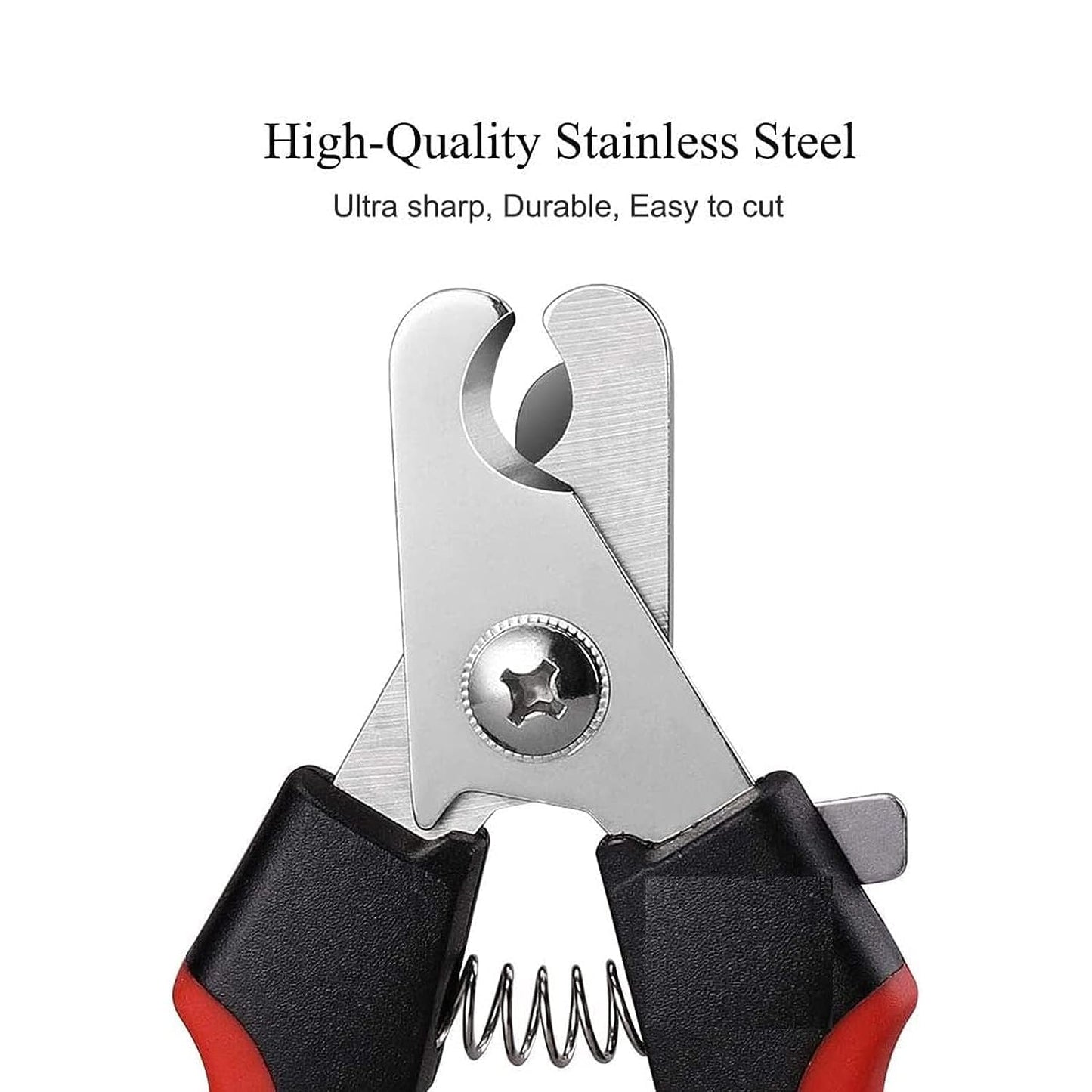Petstrack Professional Animal Nail Cutter Clipper Trimmer Filer for Small, Medium and Large Dogs, Puppies, Cats and Kittens Claw Grooming Tool Set