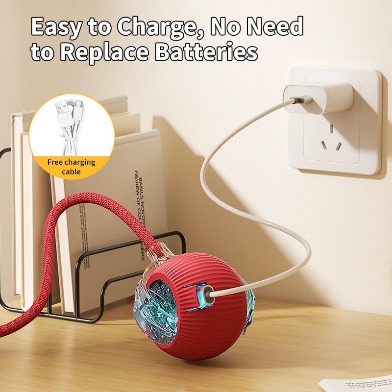 Interactive Cat Toy - USB Rechargeable for Kittens & Toys for Cats by Petstrack