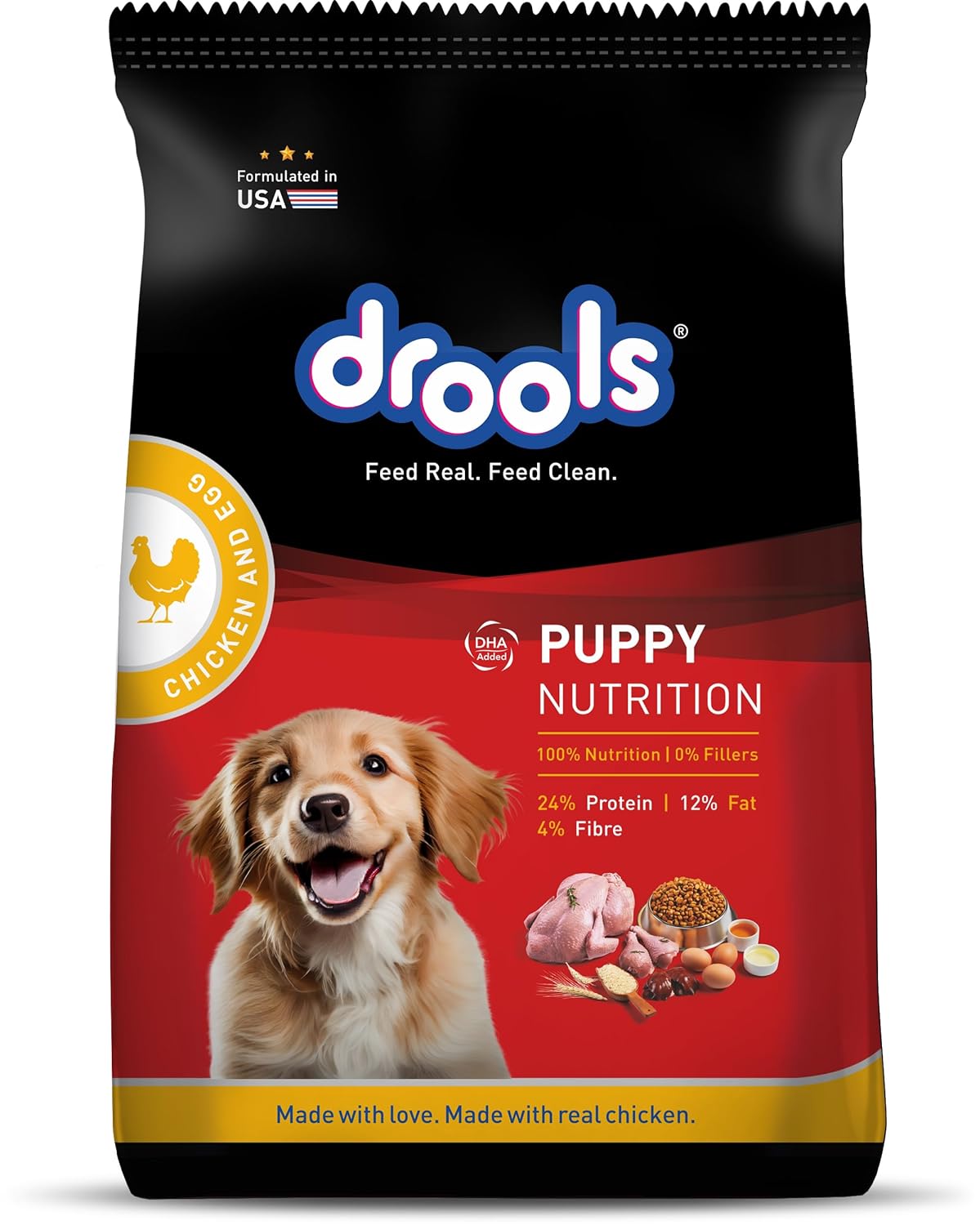 Drools Chicken and Egg Puppy Dry Dog Food