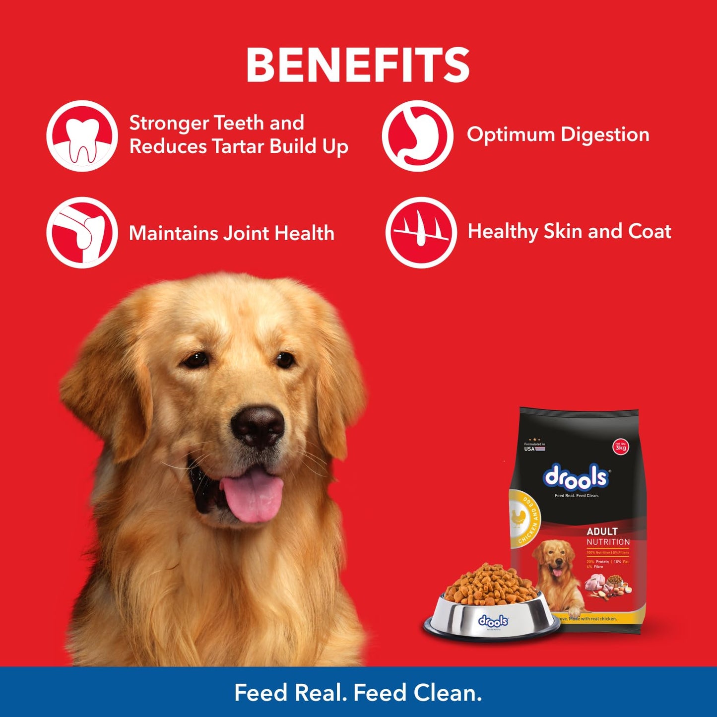 Drools Chicken and Egg Adult Dry Dog Food