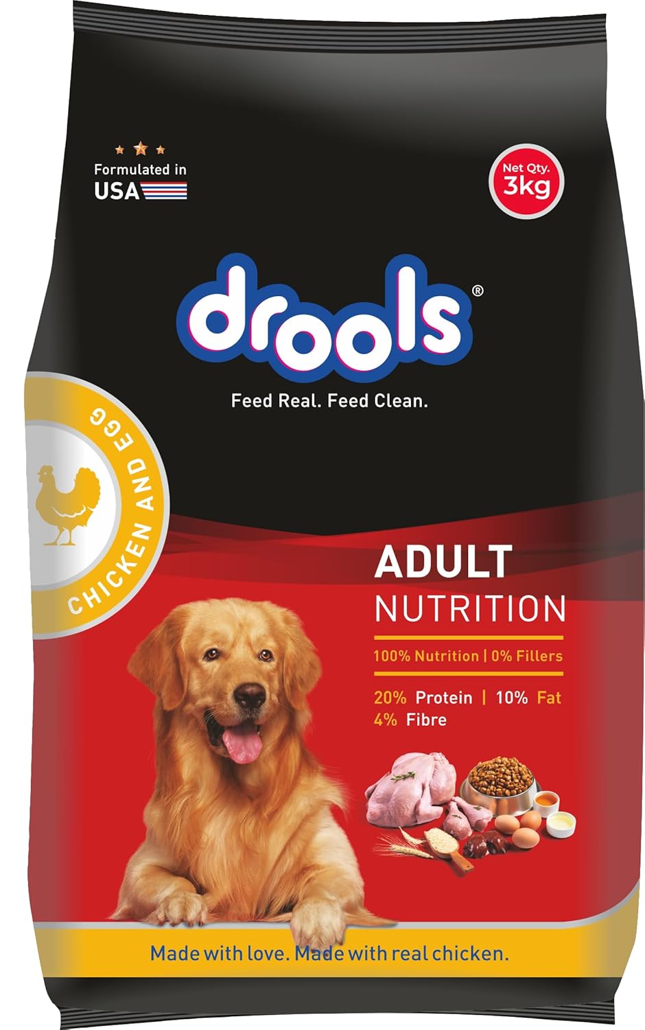 Drools Chicken and Egg Adult Dry Dog Food