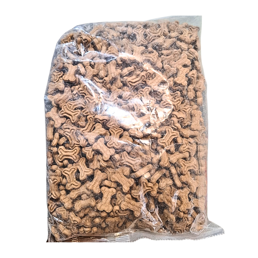 Flavoured dog biscuits 1kg+1kg pack