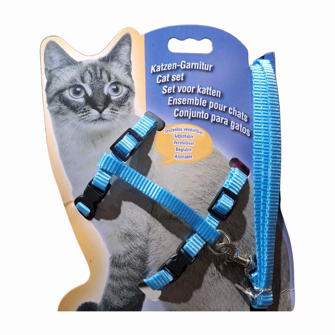 Cat harness and leash set 3 ( Colour may vary)