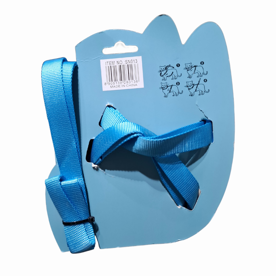 Cat harness and leash set 3 ( Colour may vary)