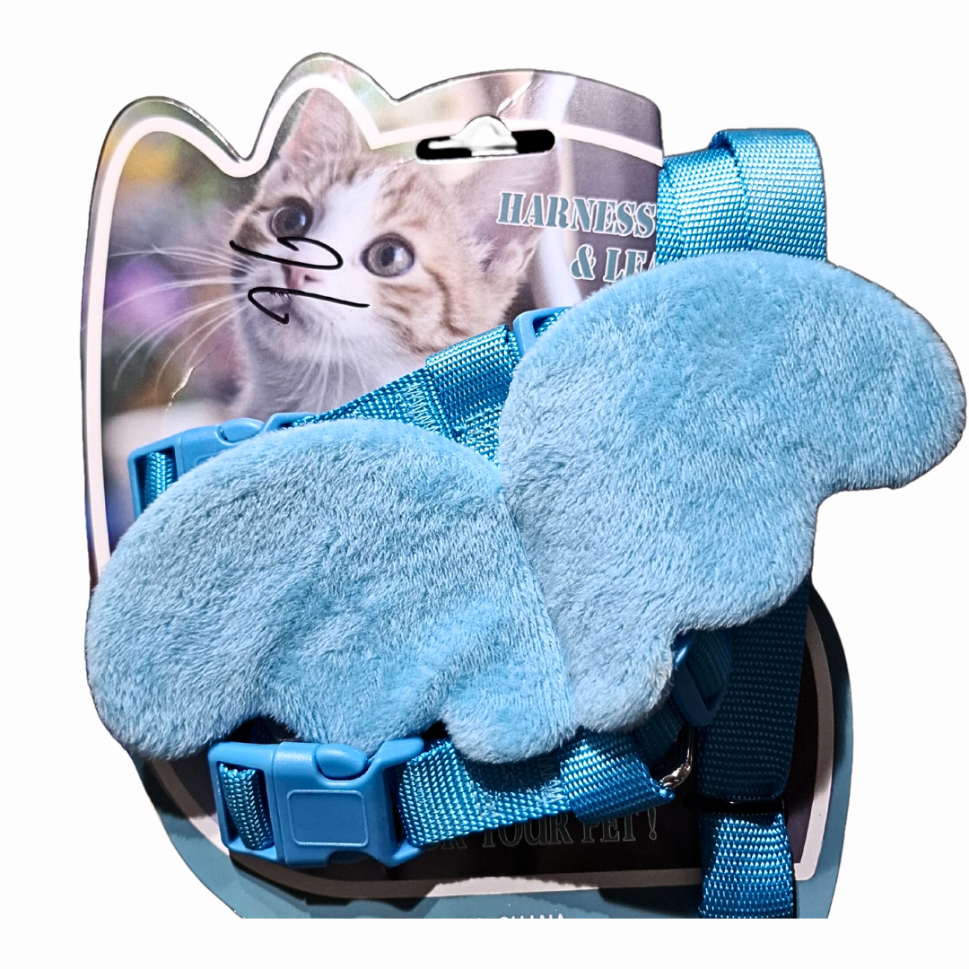 Cat harness and leash set 2 ( Colour may vary)