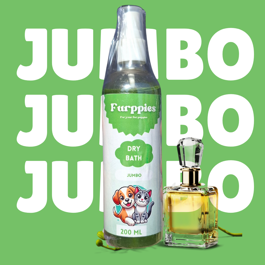 Furppies Dry Bath for Dogs 200Ml Pack of 2 Different Flavours