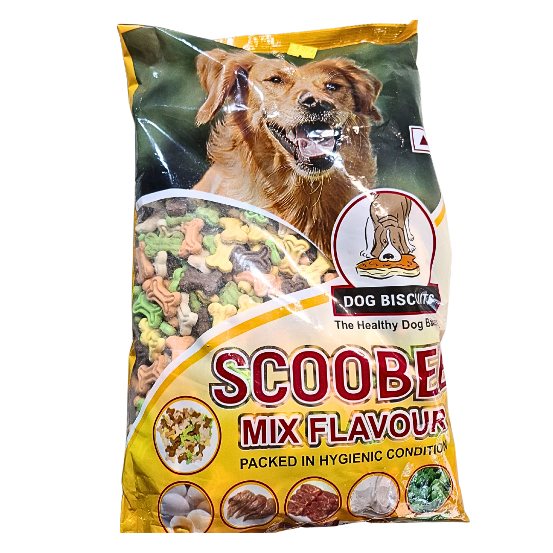 Flavoured dog biscuits 1kg+1kg pack