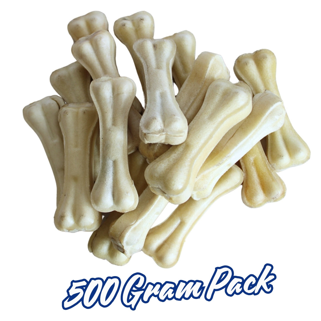 Rawhide Bones for dogs and Puppy Pack of 500grams