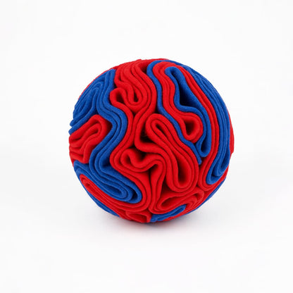 Dog Snuffle Ball Toy – Slow Feeder Ball for Dogs, Nosework Enrichment Toy for Mental Stimulation, Anxiety Relief & Training