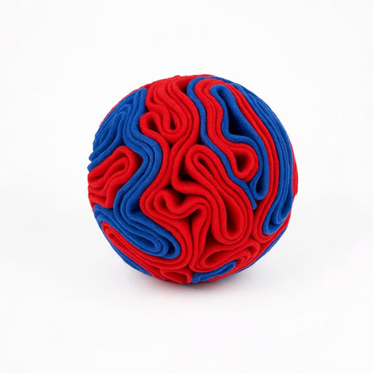 Dog Snuffle Ball Toy – Slow Feeder Ball for Dogs, Nosework Enrichment Toy for Mental Stimulation, Anxiety Relief & Training