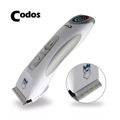 Unisex Codos CP-9600 Professional Dog Hair Trimmer Low Noise Rechargeable Cordless Electric Quiet Waterproof Hair Clippers Set for Dogs Cats