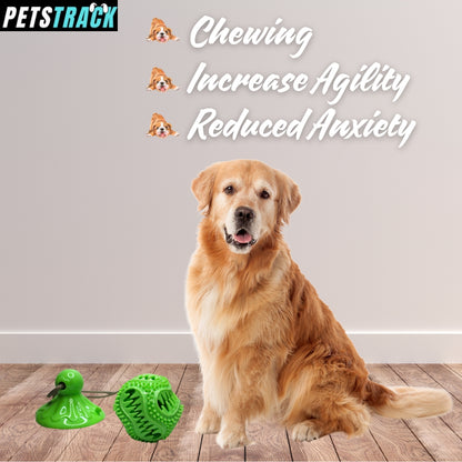 Petstrack Tug-of-War Pull Toy for Large Dogs Chew Toys for Aggressive Chewers Puppy Dog Training Treats Food Dispensing Ball Toys