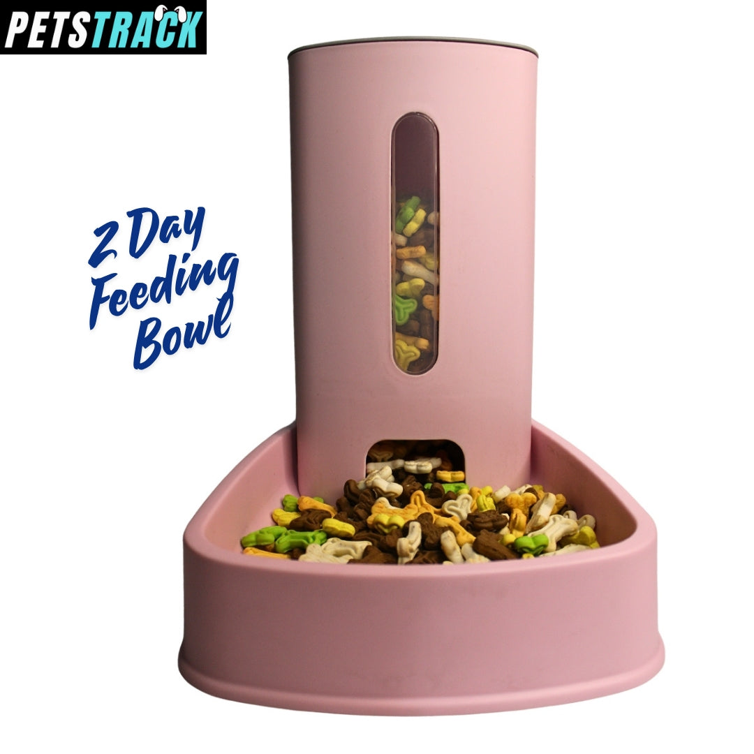 Pet Feeder Food Dispenser Station Pet Food for Dog Cat Animal Automatic Gravity Dry Food Storage Bottle Bowl Dish Stand