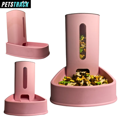 Pet Feeder Food Dispenser Station Pet Food for Dog Cat Animal Automatic Gravity Dry Food Storage Bottle Bowl Dish Stand