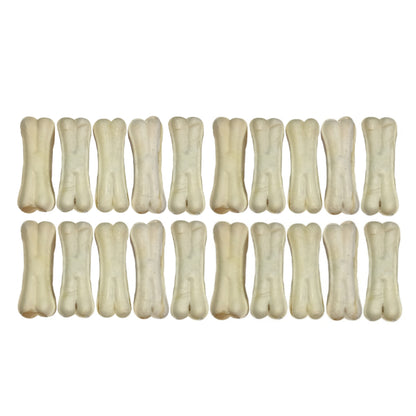 Furppies Rawhite Bones || 1kg || Furppies Pets || Chewbone for Dogs | Bones for adult dogs to chew | Rawhide Bones