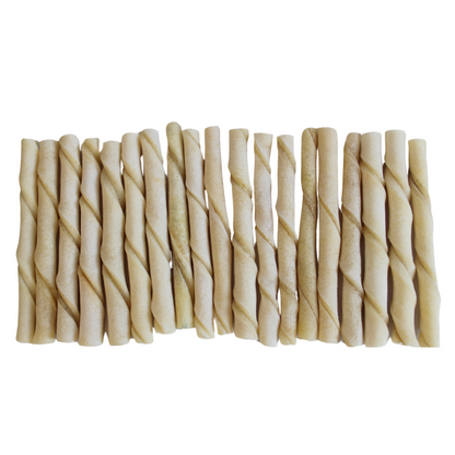 Twisted White Rawhide Stick Pack