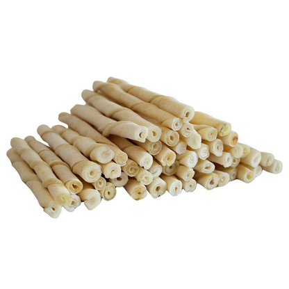 Twisted White Rawhide Stick Pack