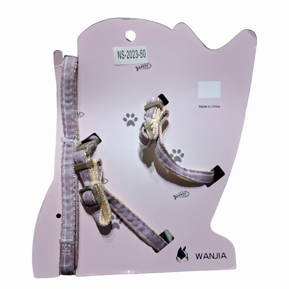 Cat harness and leash set 5 ( Colour may vary)