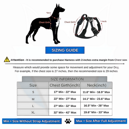 "Furppies Double Strap Dog Harness – Adjustable, No-Pull, Comfortable & Secure Harness for All Dog Breeds"